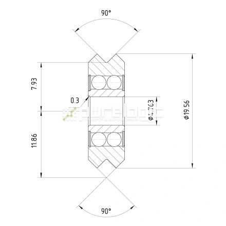 Опорный ролик W1X фото