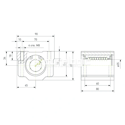 Модуль опорный SC35 фото