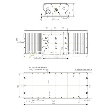 Модуль линейного перемещения PLLM-21-500 фото