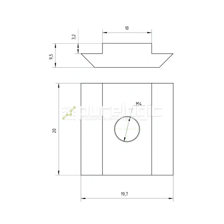 Сухарь пазовый 45HM4 фото
