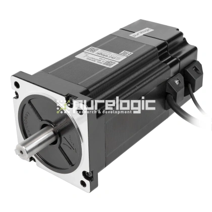 Двигатель шаговый с электрическим тормозом 86CM120-BZ 26 810 Двигатель шаговый с электрическим тормозом 86CM120-BZ фото