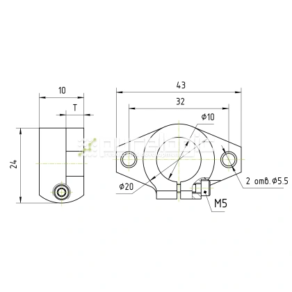 Держатель вала SHF10 142 Держатель вала SHF10 фото