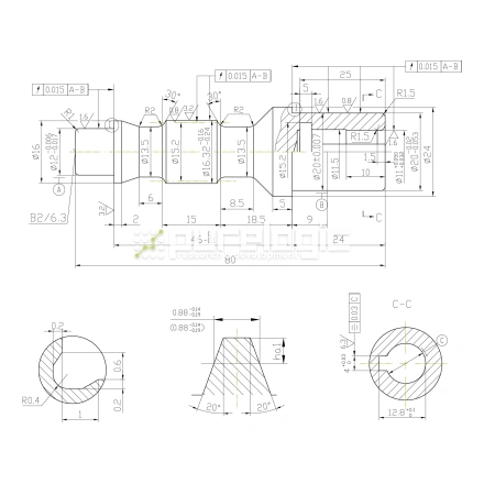 Червячный винт W3080-11 фото