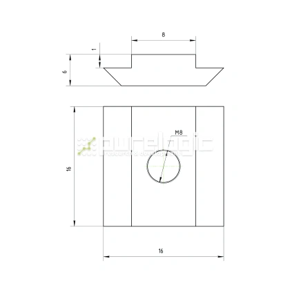Сухарь пазовый 30HM8 фото