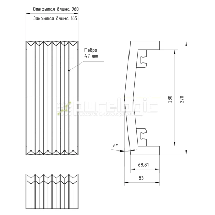 Гофрозащита DCV-T21-800 фото