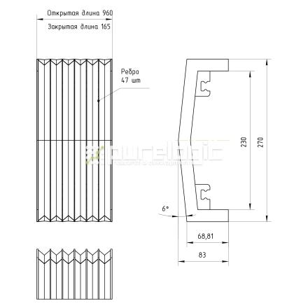 Гофрозащита DCV-T21-800 фото