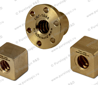 В продаже появились бронзовые гайки для трапецеидальных винтов, серии TRS и TRF