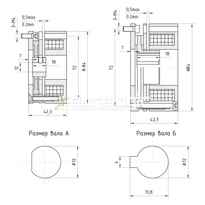 Тормоз электрический WSDZ1-4-24 7 621 Тормоз электрический WSDZ1-4-24 фото