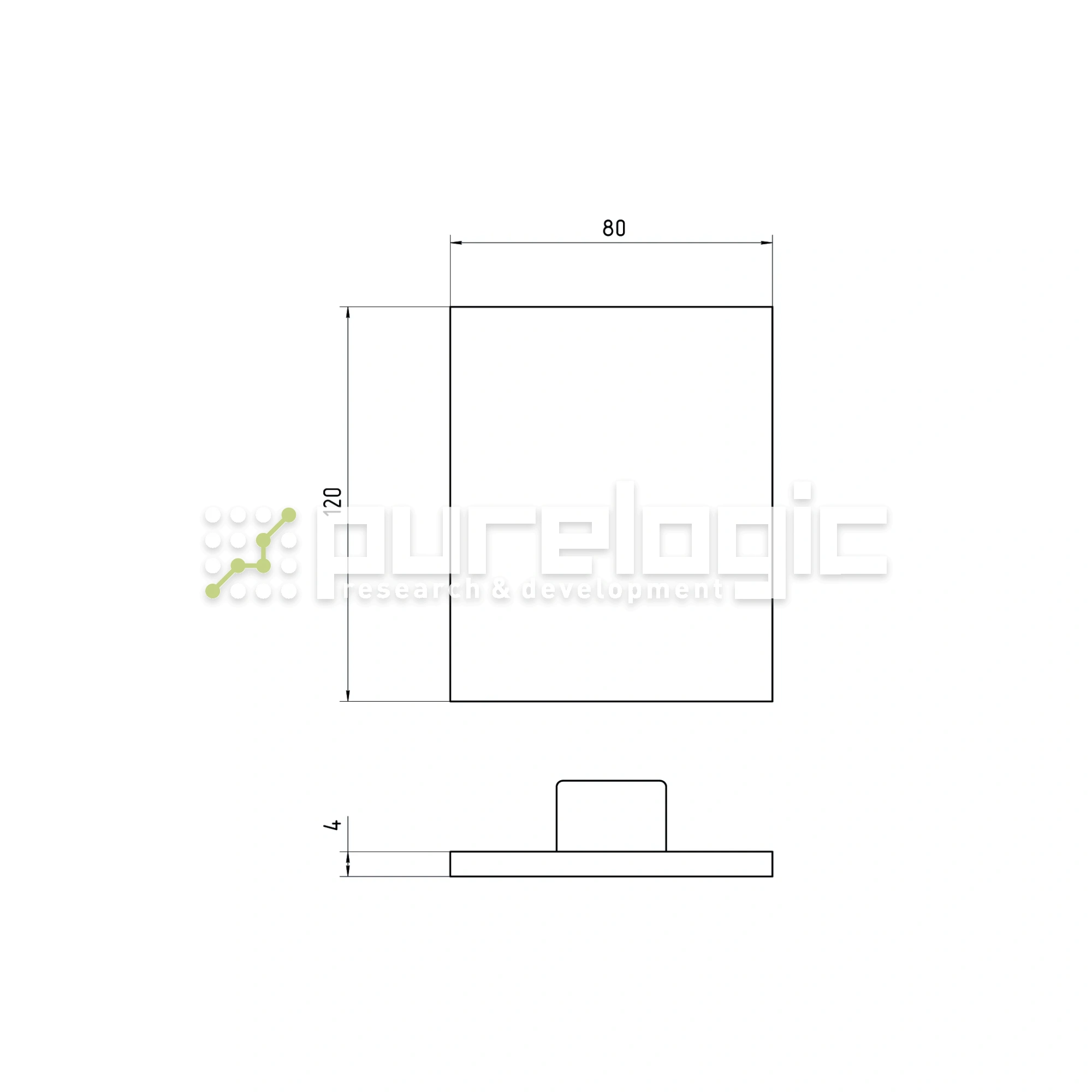 Пластиковая торцевая заглушка 80120BG 102 Пластиковая торцевая заглушка 80120BG фото
