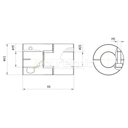 Муфта соединительная BF1-4566-19-20 фото