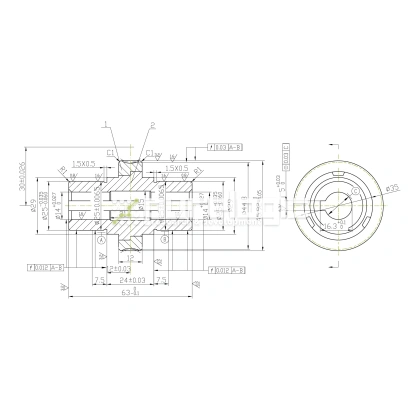 Червячное колесо W3080 фото