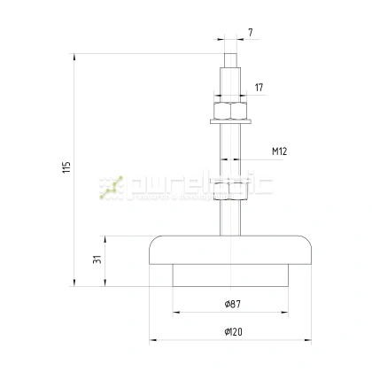 Виброопора HR98-3 2 017 Виброопора HR98-3 фото