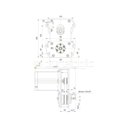 Привод PLRB110H168 фото
