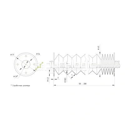 Гофрозащита DCV-B25-200 фото
