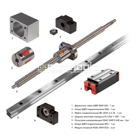 Набор механики PL1204B-212P1 фото