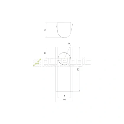 Гайка Т-образная 40TH6 фото