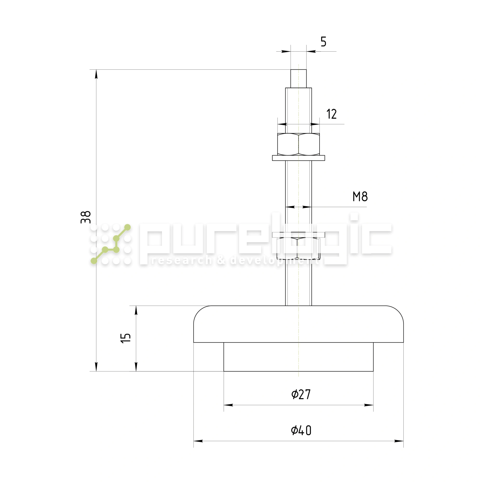Виброопора HR98-1 877 Виброопора HR98-1 фото