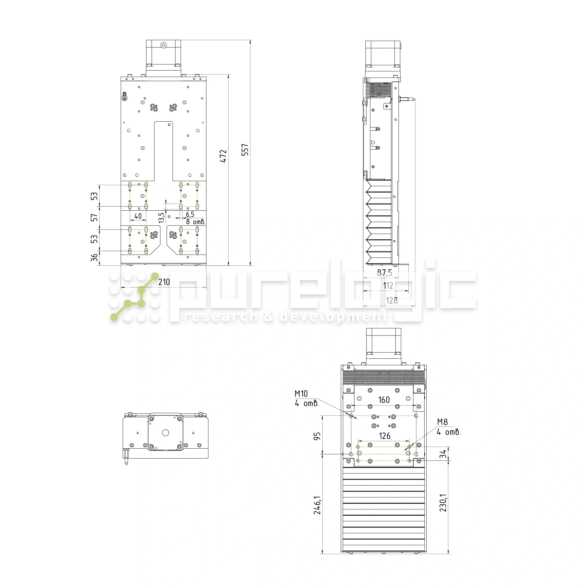 Модуль оси Z RY-Z170-RM16 83 668 Модуль оси Z RY-Z170-RM16 фото