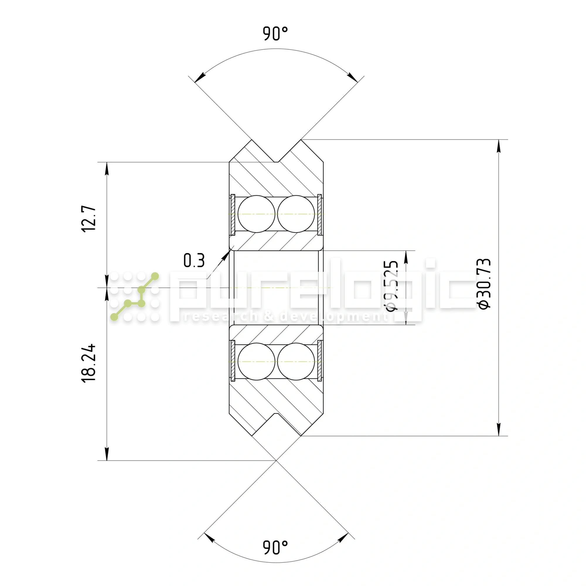 Опорный ролик W2X 825 Опорный ролик W2X фото