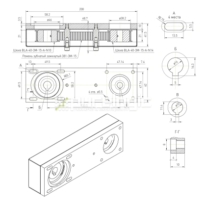 Блок привода PLLM-61-P1-22 фото