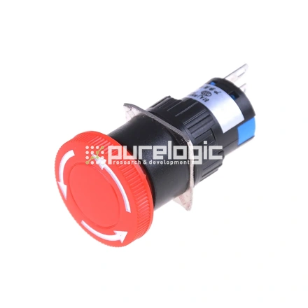 Кнопка на блок AD16-11ZS-RED фото