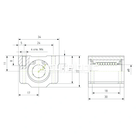 Модуль опорный SC8 фото