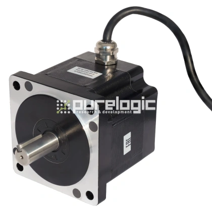 Двигатель шаговый PL86H75-D14K-IP64 фото