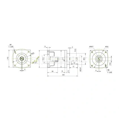 Редуктор планетарный 110PX4K-19K фото