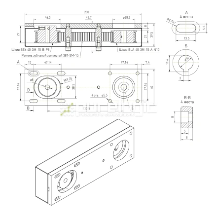 Блок привода PLLM-61-P1-11 фото