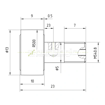 Ролик на игольчатом подшипнике KR13 фото