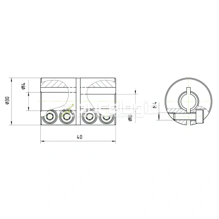 Муфта соединительная BA-30-14-10 фото