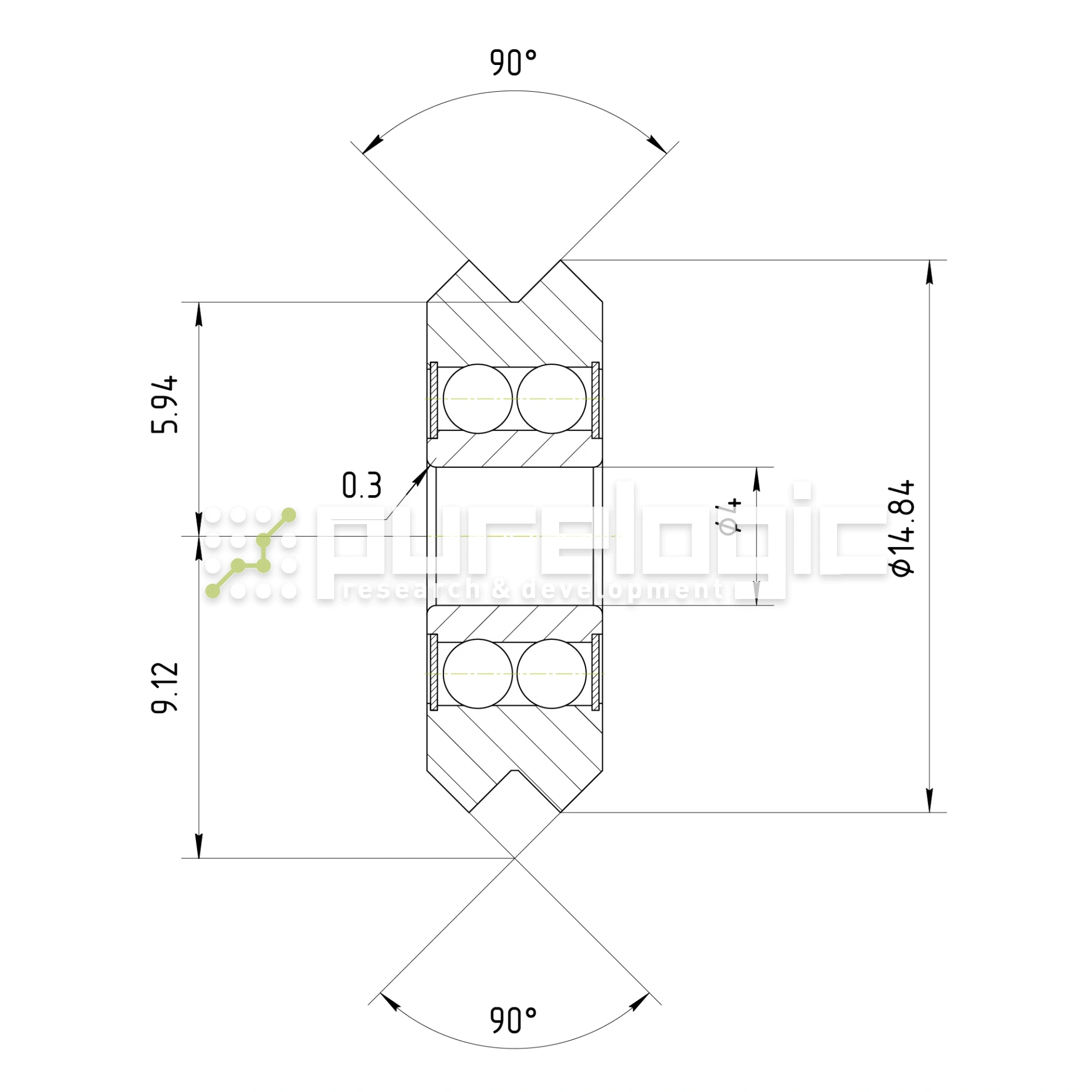 Опорный ролик W0X 589 Опорный ролик W0X фото