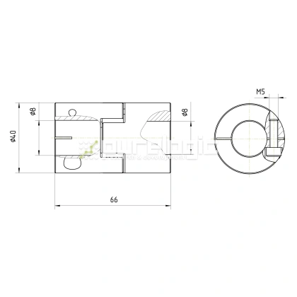 Муфта соединительная BF1-4066-8-8 фото