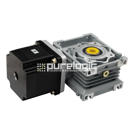 Двигатель шаговый с редуктором PL110H168-WG90-80 фото