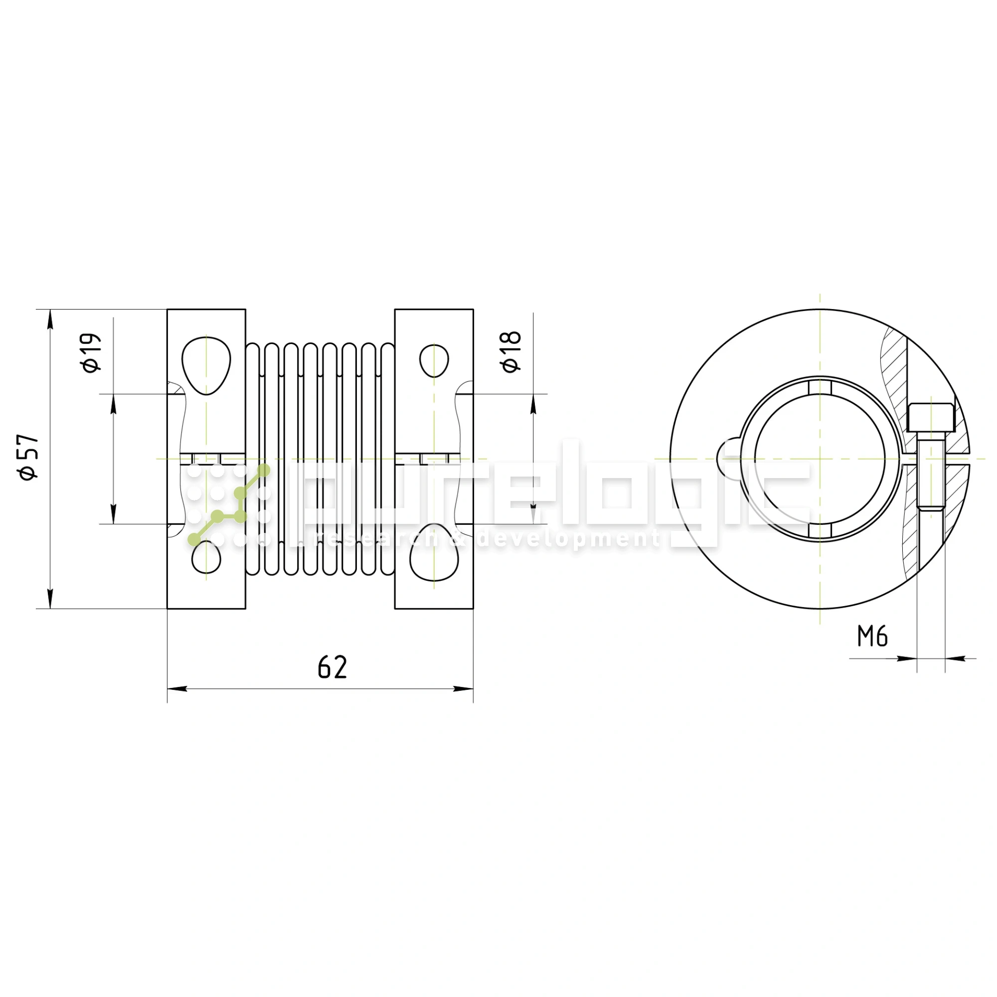 Муфта соединительная BB3-5760-19-18 5 402 Муфта соединительная BB3-5760-19-18 фото