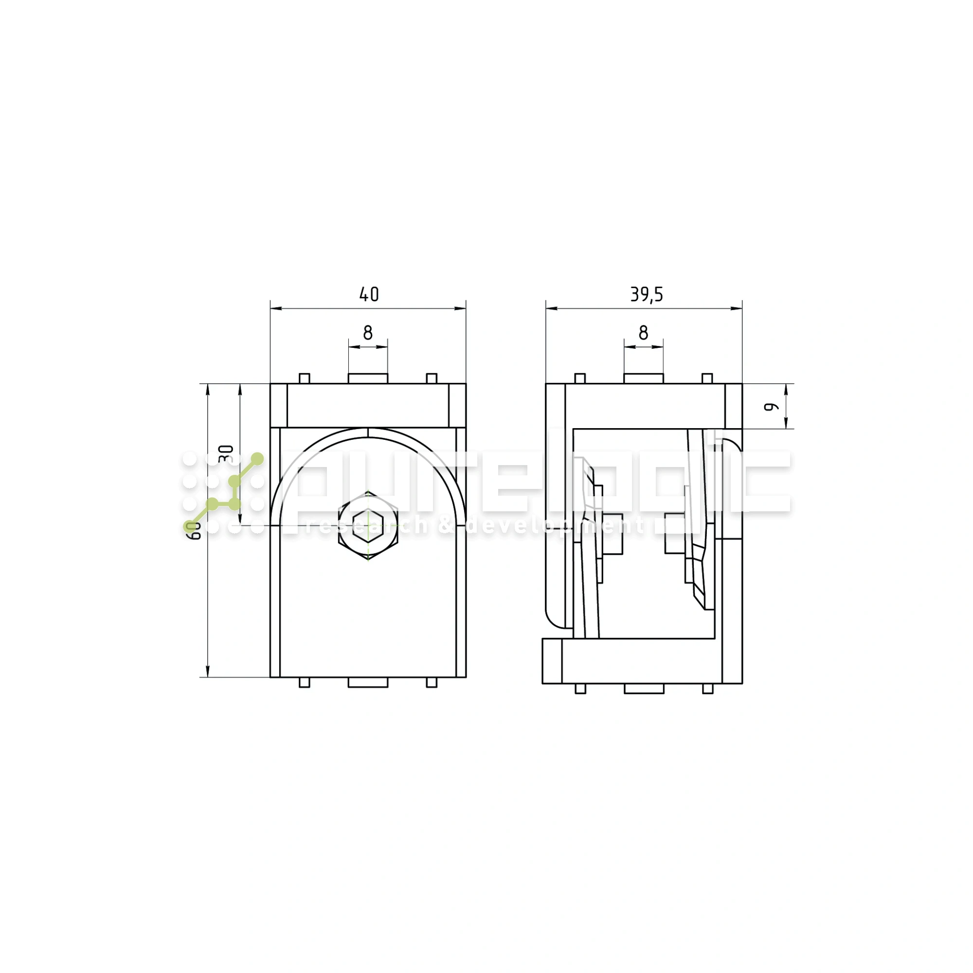 Подвижный кронштейн 40JL-A 722 Подвижный кронштейн 40JL-A фото