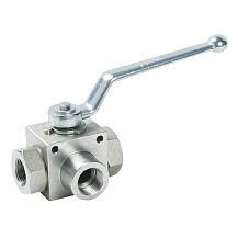 Гидравлический шаровый кран трехходовой PL3K-G1