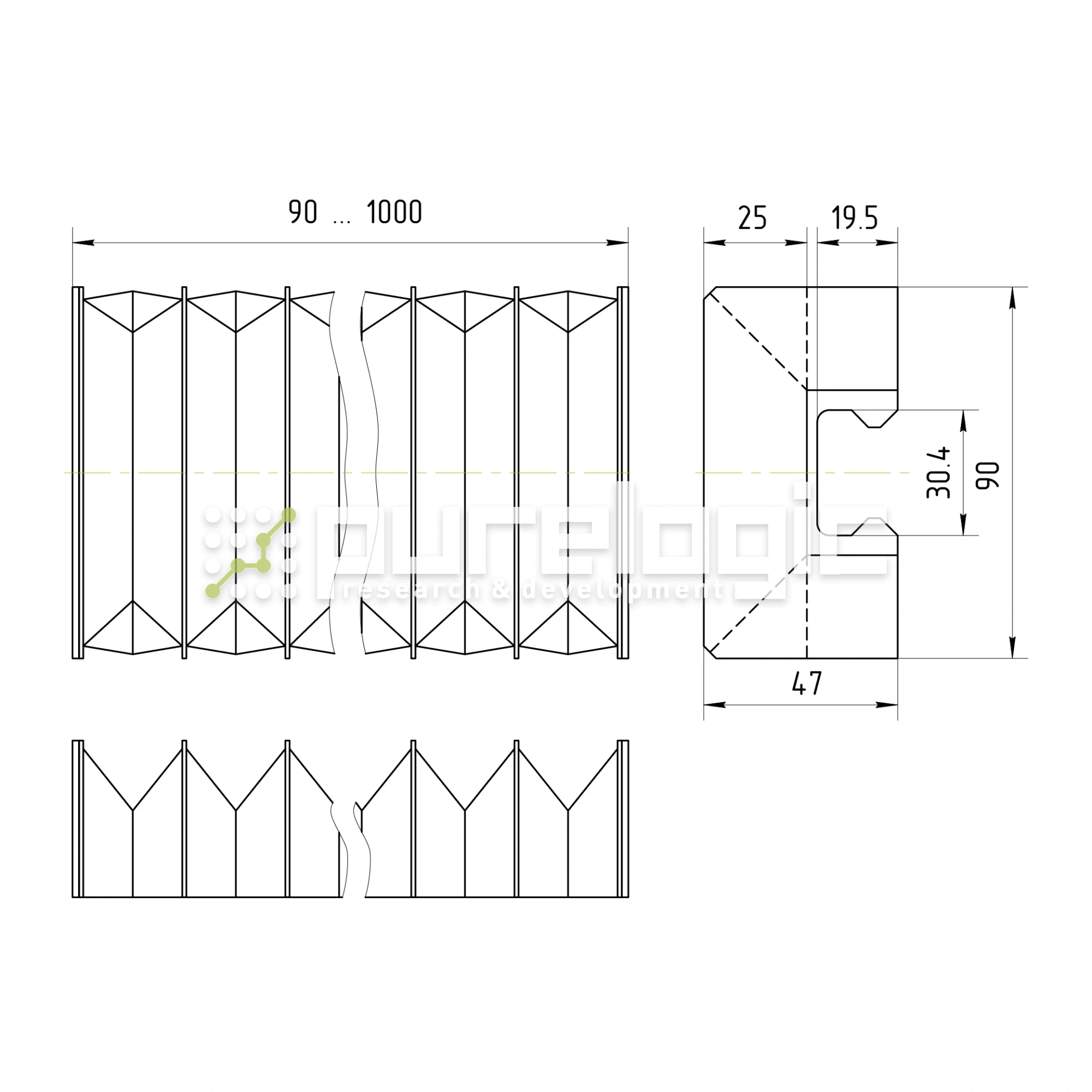 Гофрозащита DCV-H30-1000 2 560 Гофрозащита DCV-H30-1000 фото