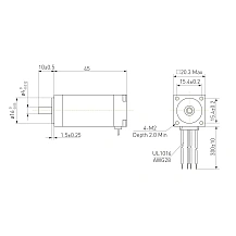 Двигатель шаговый биполярный 20CM005