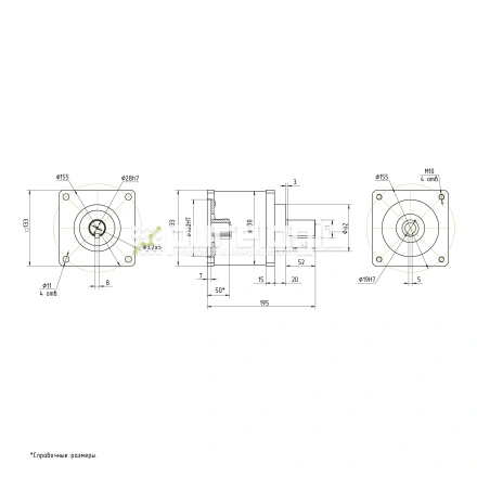 Редуктор планетарный 130PX4K-19K фото