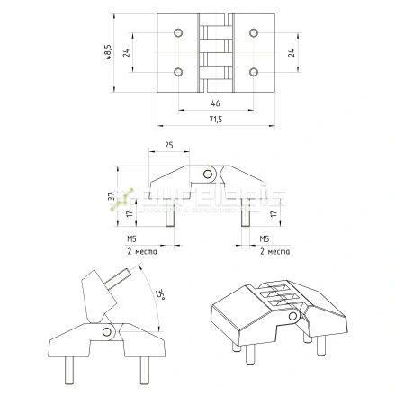 Петля 400106 фото