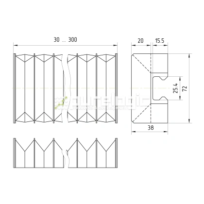 Гофрозащита DCV-H25-300 фото