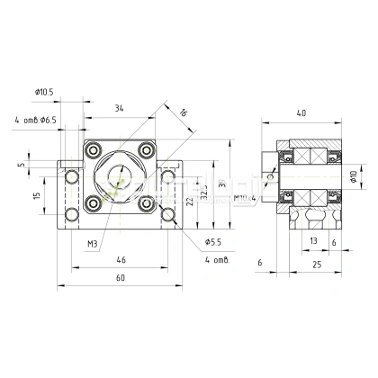 Опора ШВП BSS BK10-C7 фото