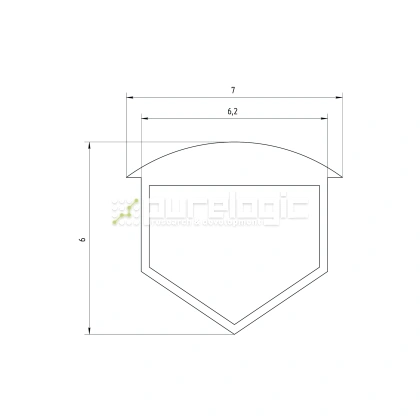 Заглушка пазовая RC6 54 Заглушка пазовая RC6 фото