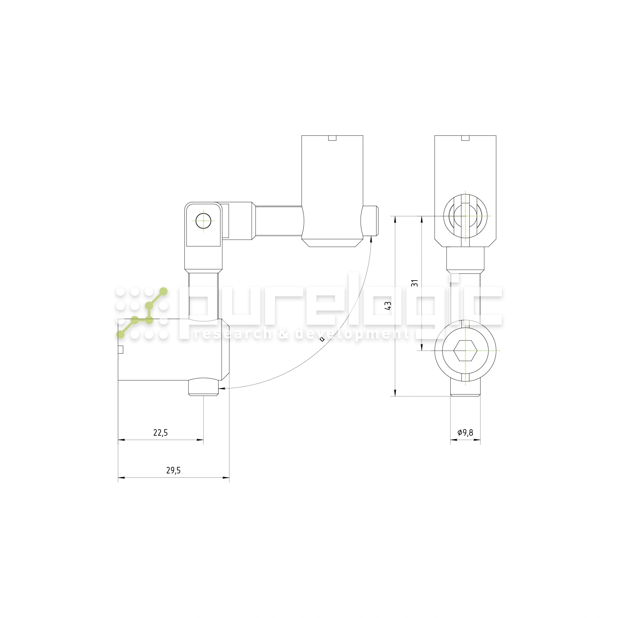 Пазовый соединитель 45MSD-B 406 Пазовый соединитель 45MSD-B фото