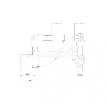 Пазовый соединитель 45MSD-B 406 Пазовый соединитель 45MSD-B фото