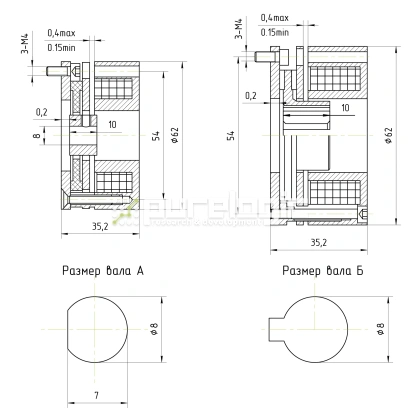 Тормоз электрический WSDZ1-1-24 6 109 Тормоз электрический WSDZ1-1-24 фото
