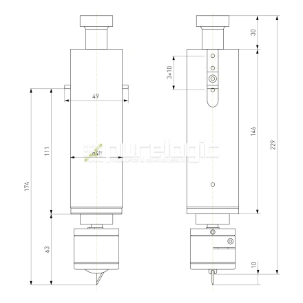 Флюгерный нож SRT91176 фото
