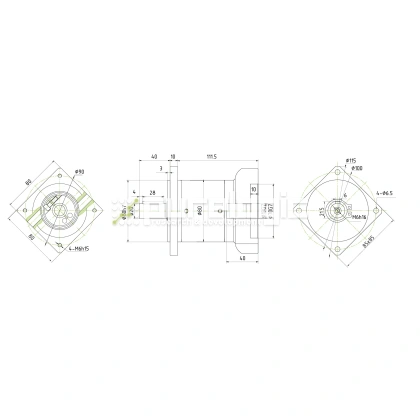 Редуктор планетарный 80PLF40K-19S-D20 22 314 Редуктор планетарный 80PLF40K-19S-D20 фото