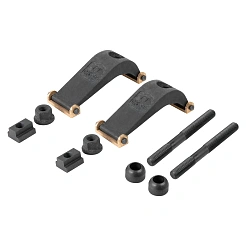 Комплект прижимов шарнирных с латунной пластиной под  Т-слот 14mm 4 955 руб. Комплект прижимов шарнирных с латунной пластиной под  Т-слот 14mm